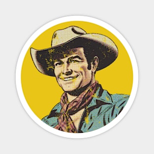 Comic Book Cowboy - Distressed Authentic Magnet